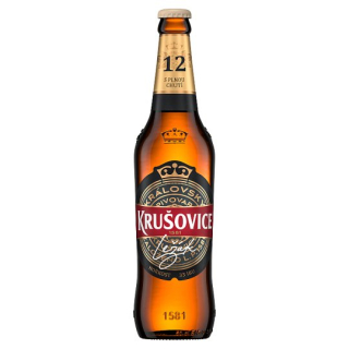 KRUŠOVICE LEŽÁK 12 PIVO fľaša 0,5 l