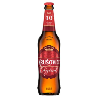 KRUŠOVICE ORIGINÁL 10 PIVO fľaša 0,5 l