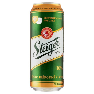 Steiger Pivo výčapné svetlé 10% 0,5 l