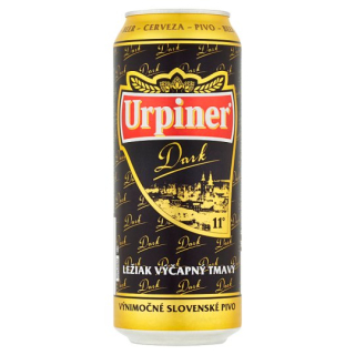 Urpiner Dark 11° ležiak výčapný tmavý 500 ml