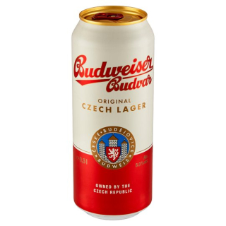 Budweiser Budvar Original pivo svetlý ležiak 0,5 l