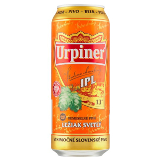 Urpiner IPL 13° studeno chmelený ležiak svetlý 500 ml