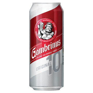 Gambrinus Originál 10 pivo výčapné svetlé 500 ml