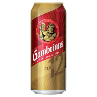 Gambrinus Plná 12 pivo ležiak svetlý 500 ml