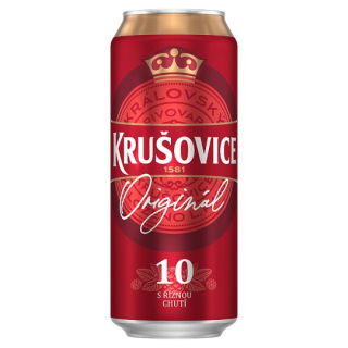 KRUŠOVICE ORIGINÁL 10 PIVO plechovka 0,5 l