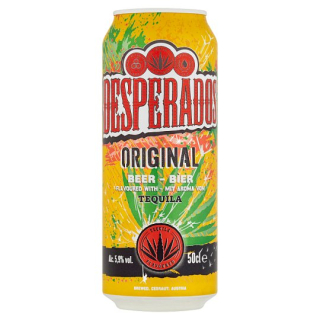 Desperados Pivo s príchuťou Tequily špeciálny ležiak svetlý plechovka 500 ml